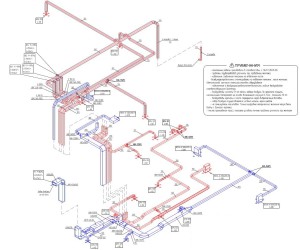 Изометрическая схема систем вентиляции